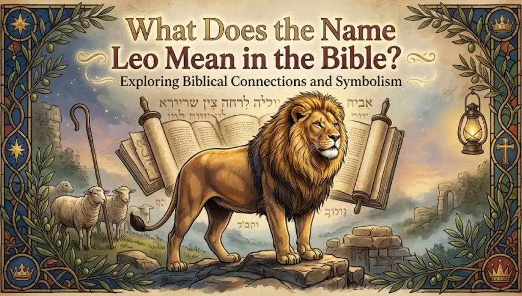 What Does the Name Leo Mean in the Bible?
